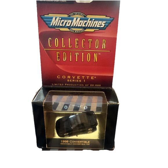 1998 Micro Machines Collector Edition Corvette Series 1 1998 Convertible misb - Picture 1 of 6